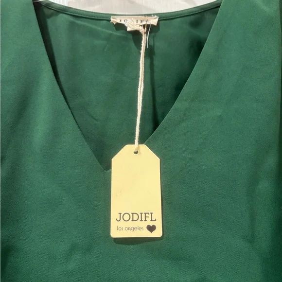 JODIFL Forest Green Blouse - Picture 3 of 4